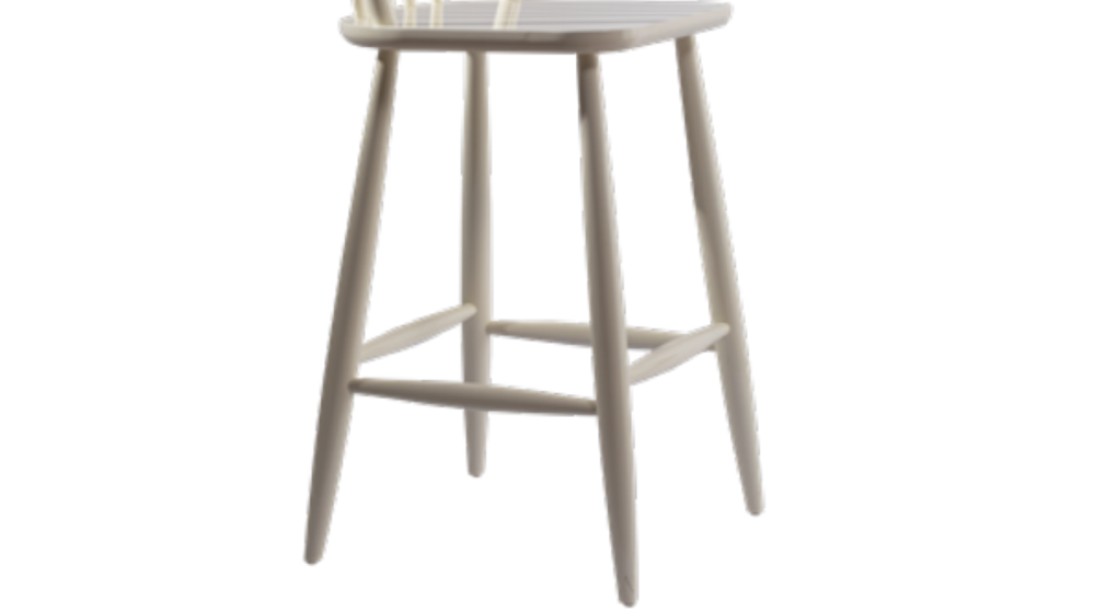 Sandalye BAR YÜKSEK 1919 Zus 2295 OVAL Sırt Kayın RETRO Ayak Parl