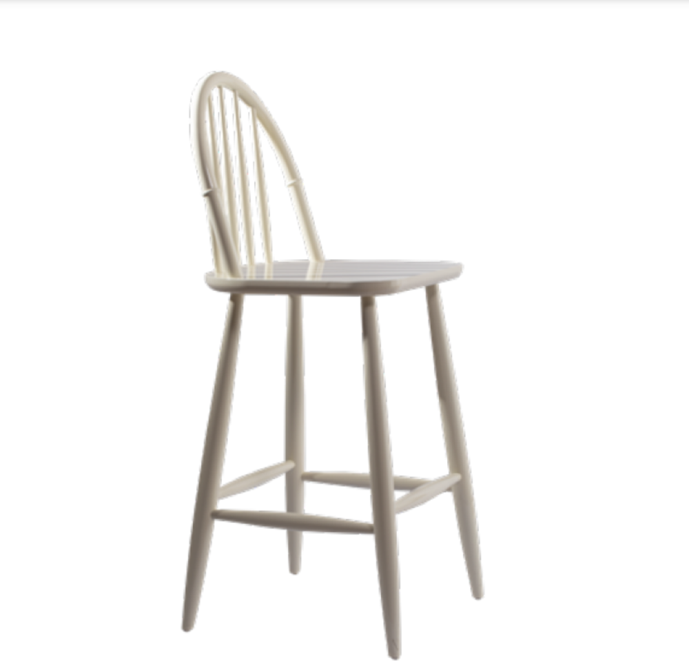 Sandalye BAR YÜKSEK 1919 Zus 2295 OVAL Sırt Kayın RETRO Ayak Parl