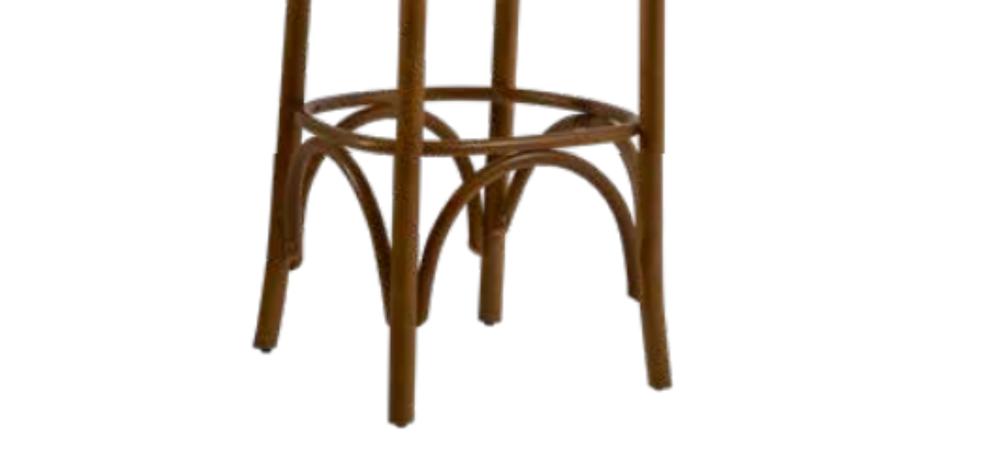 Sandalye BAR YÜKSEK 1921 Zus 2291 ÇAPRAZ Cafe Kayın Oval Parlak C