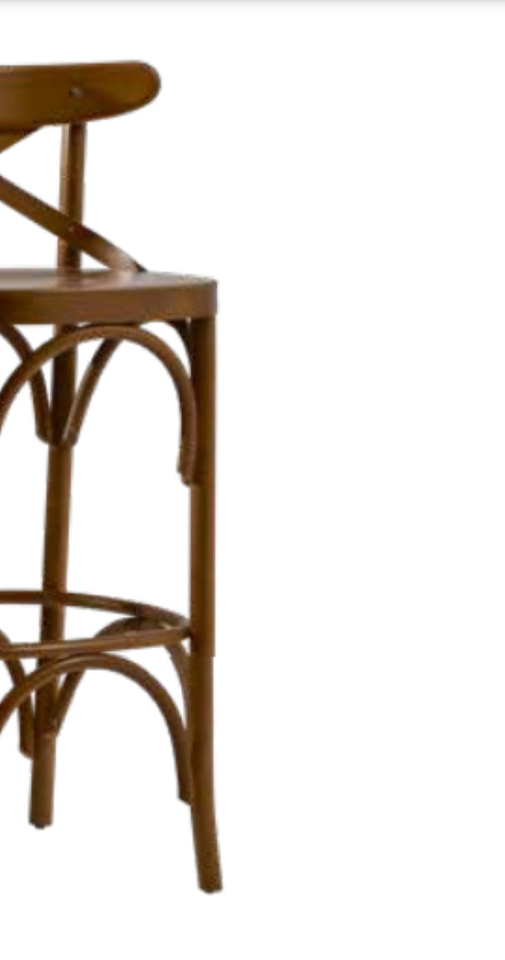 Sandalye BAR YÜKSEK 1921 Zus 2291 ÇAPRAZ Cafe Kayın Oval Parlak C