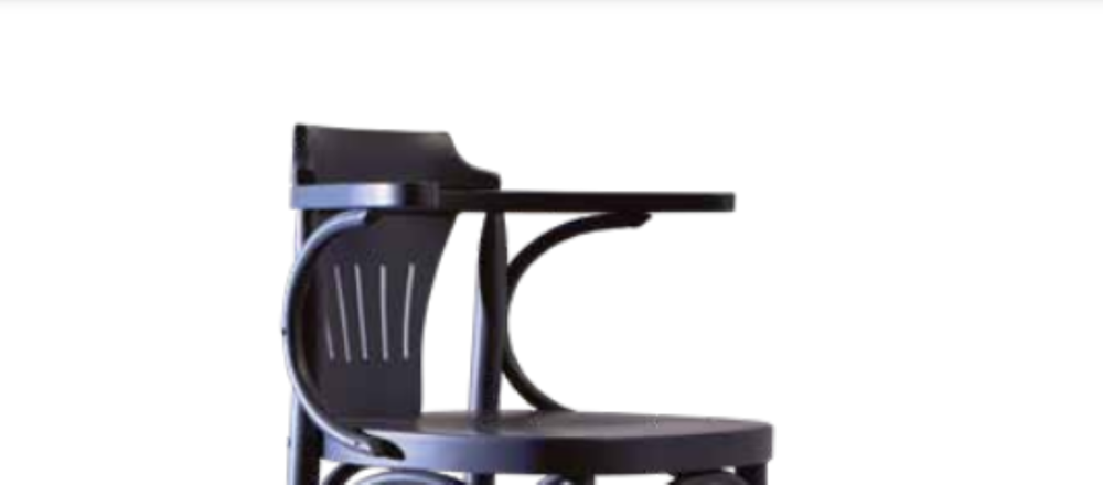 Sandalye BAR yüksek1918 Zus 2288 OVAL Ahşap Kayın Modern Ayak Siy