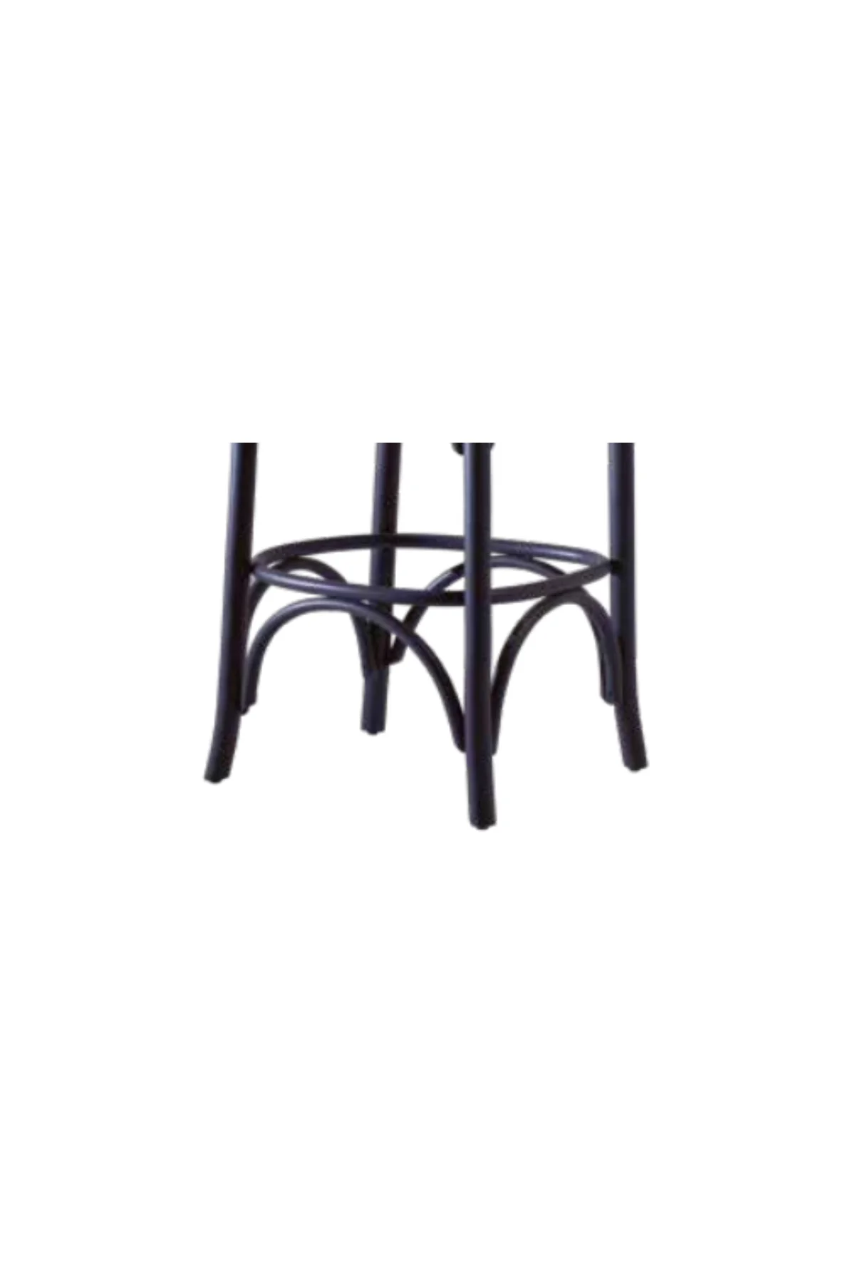 Sandalye BAR yüksek1918 Zus 2288 OVAL Ahşap Kayın Modern Ayak Siyah Boya İNOVATİF - Görsel 3