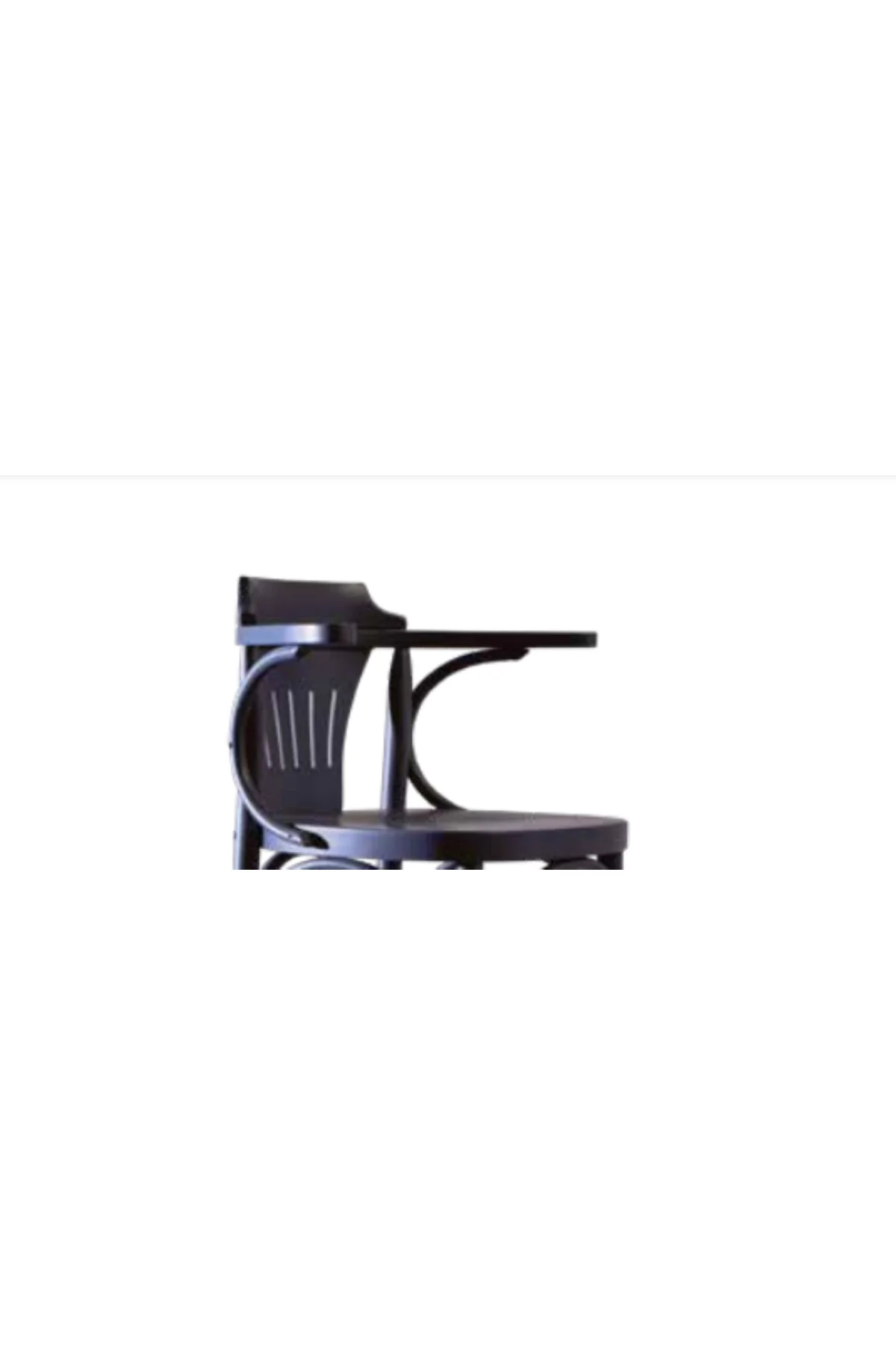 Sandalye BAR yüksek1918 Zus 2288 OVAL Ahşap Kayın Modern Ayak Siyah Boya İNOVATİF - Görsel 4