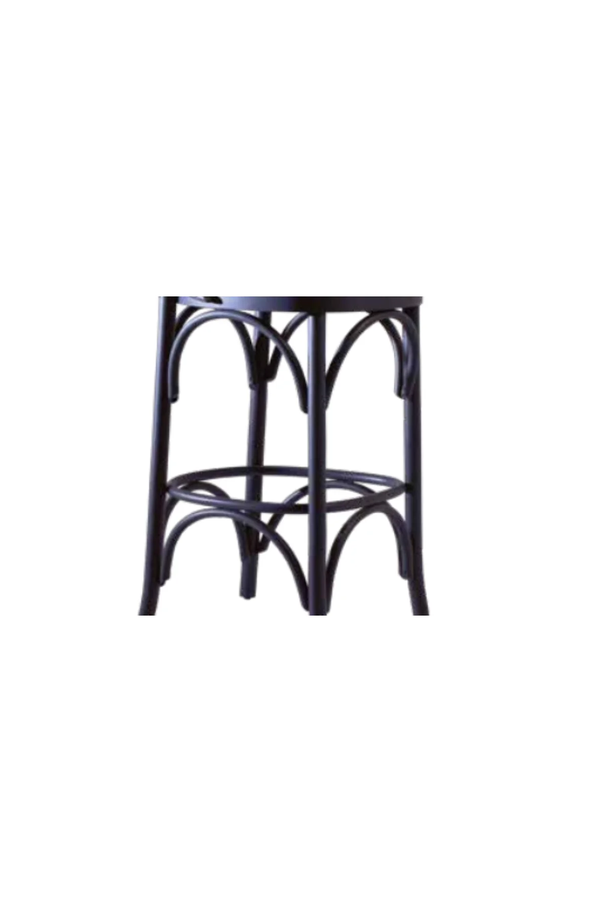 Sandalye BAR yüksek1918 Zus 2288 OVAL Ahşap Kayın Modern Ayak Siyah Boya İNOVATİF - Görsel 5
