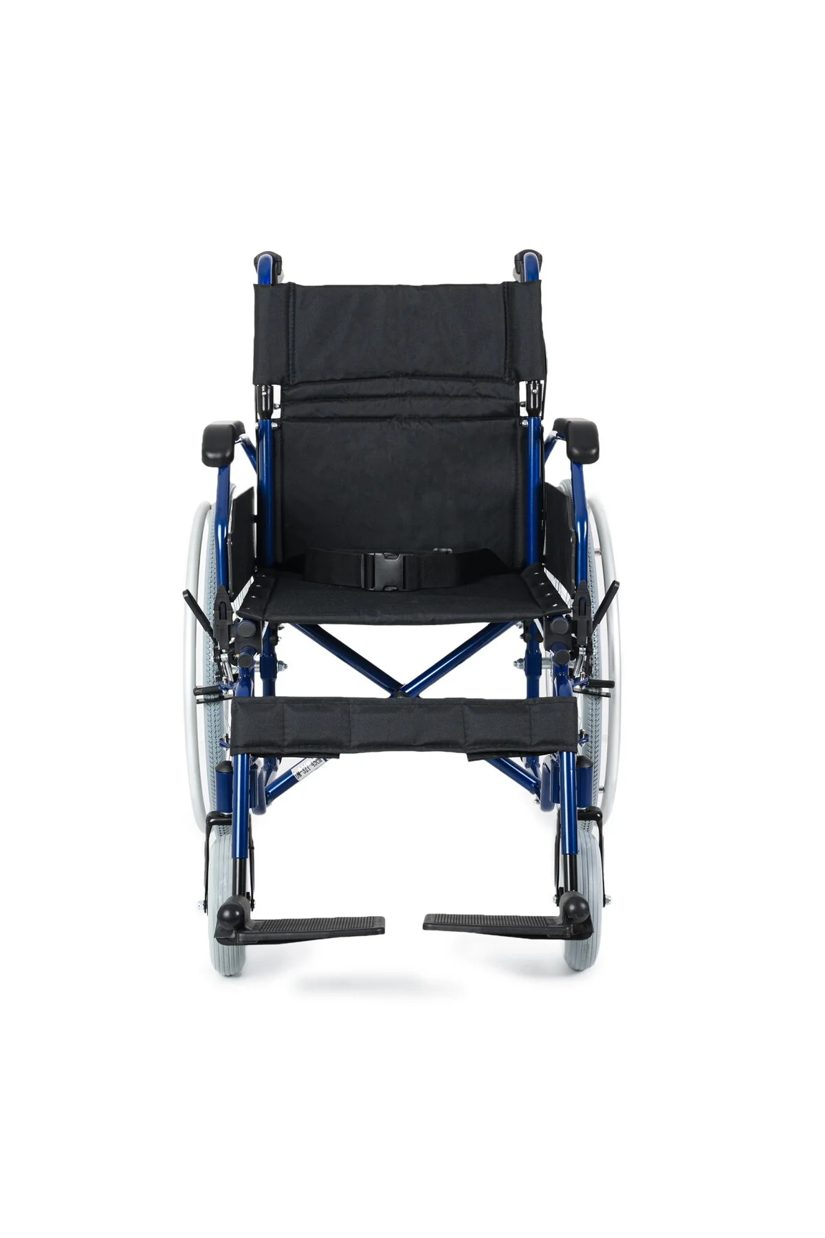 Sandalye Lacivert | 45cm Oturum,Alüminyum Gövde,Refakatçi Frenli, Sırt Kırılmalı DM-321