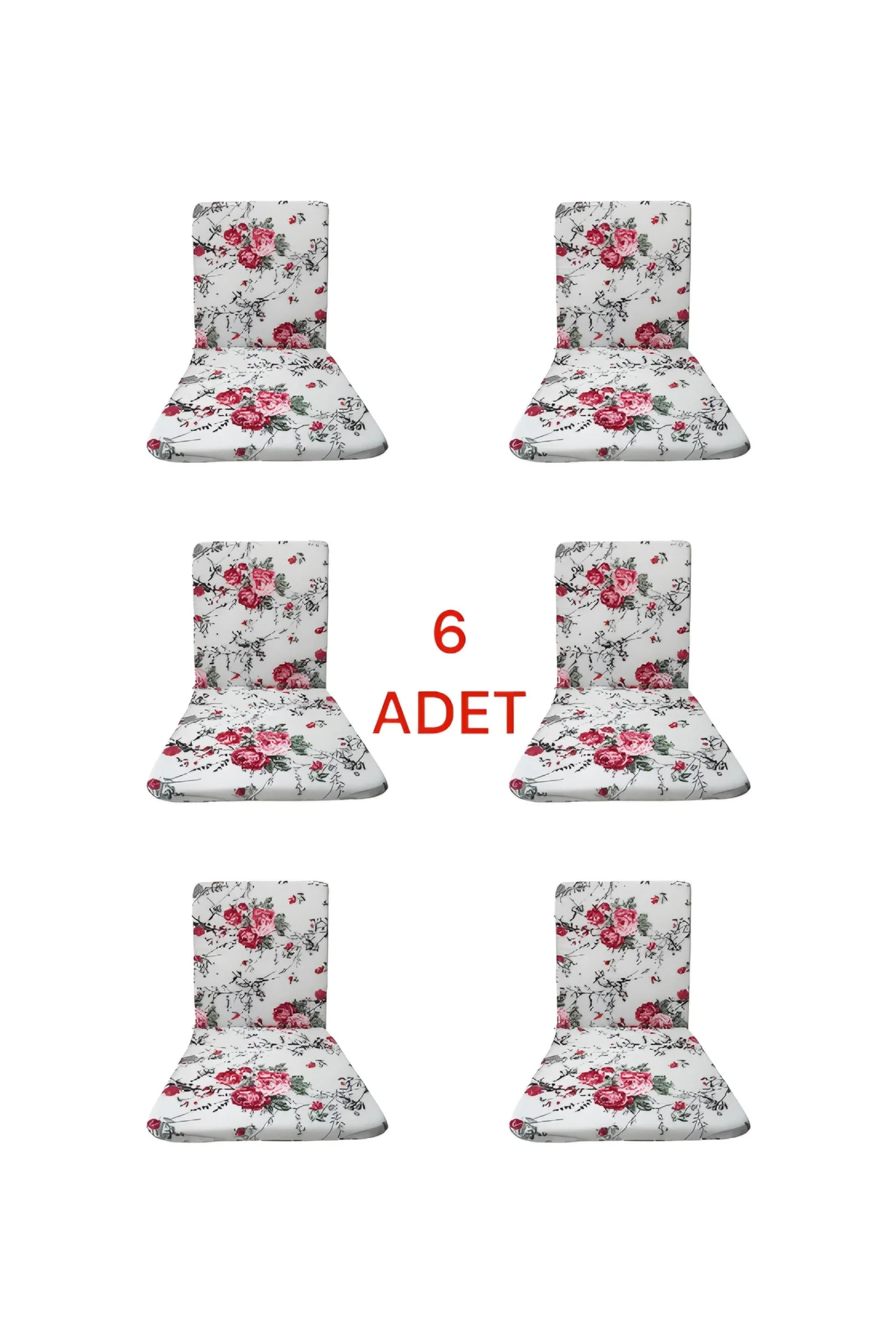 Sandalye Minderi 6 adet - Standart Ölçü