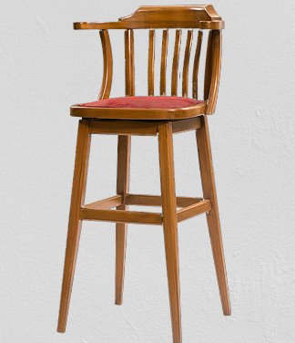 Sandalye ST 14155 Zus269 YÜKSEK BAR DÖNER Klasik Model Kayın Cevi