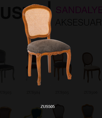 Sandalye ST 14201 Zus2141-024 HASIR SIRT AVANGART Aslan ayak Antr
