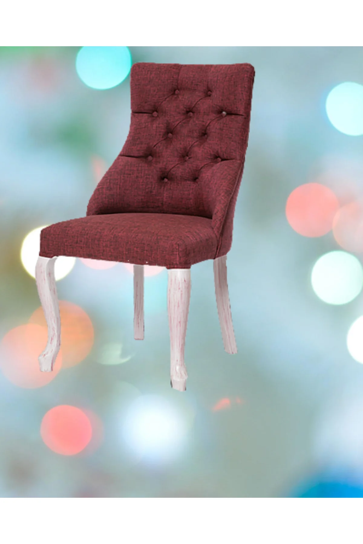 Sandalye ST 14202 Zus2120 PAPEL Kayın torna Babyface kumaş Ort Fuşya El Yapım Sandalye ST 14202 Zus2120 PAPEL Kayın torna Babyface kumaş Ort Fuşya El Yapım - Görsel 4