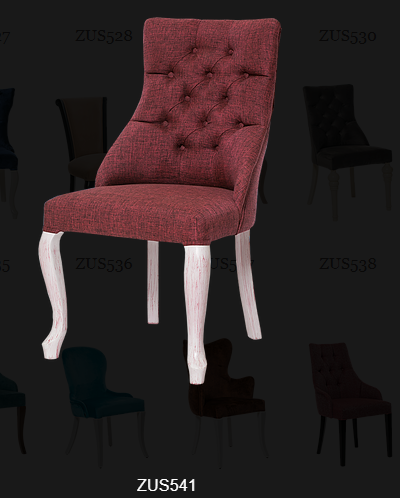 Sandalye ST 14202 Zus2120 PAPEL Kayın torna Babyface kumaş Ort Fu