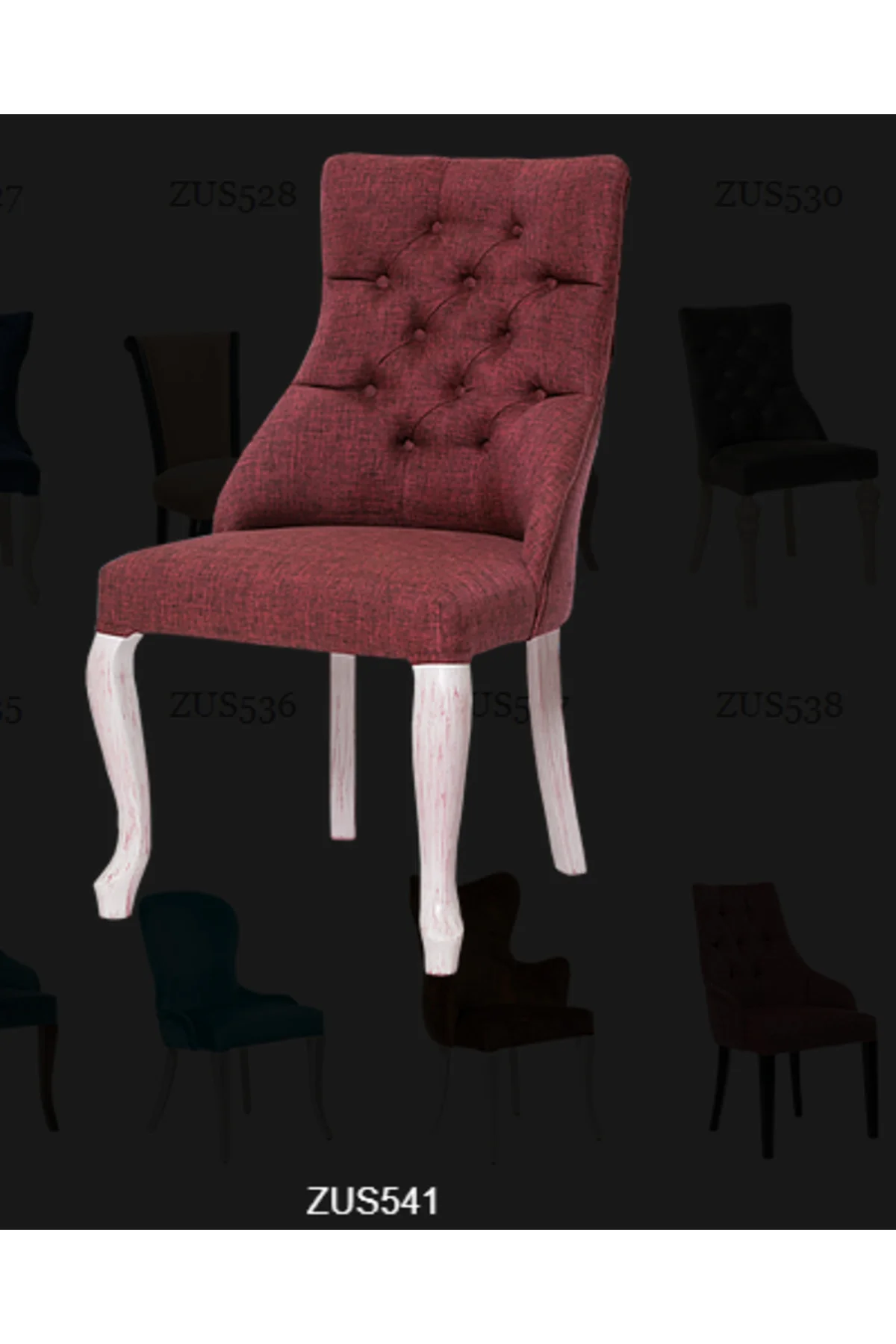 Sandalye ST 14202 Zus2120 PAPEL Kayın torna Babyface kumaş Ort Fuşya El Yapım Sandalye ST 14202 Zus2120 PAPEL Kayın torna Babyface kumaş Ort Fuşya El Yapım - Görsel 2