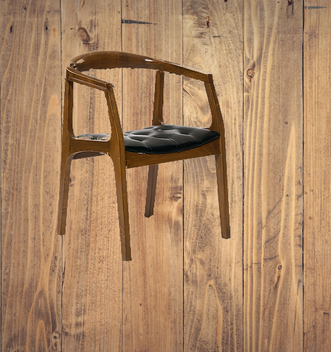 Sandalye ST 14221 Zus2049 TAM KOLÇAK Sağlam Kayın RETRO Ayak Parl