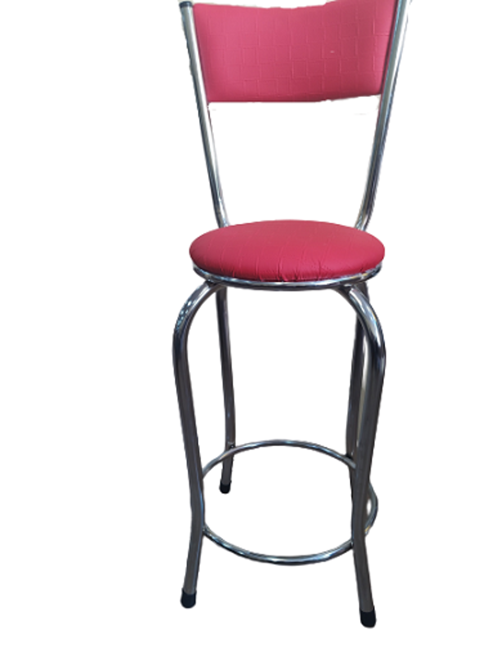 Sandalye ST 14565 BAR Yüksek Pembe FUŞYA 1ad Metal Çelik nikelaj Sandalye ST 14565 BAR Yüksek Pembe FUŞYA 1ad Metal Çelik nikelaj