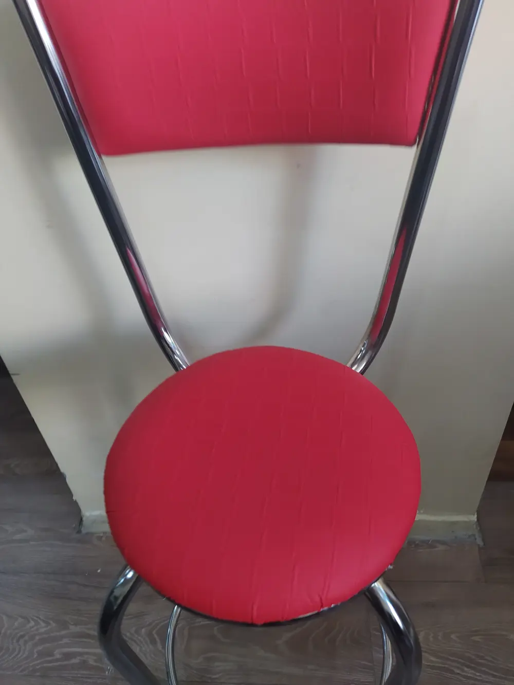 Sandalye ST 14565 BAR Yüksek Pembe FUŞYA 1ad Metal Çelik nikelaj Sandalye ST 14565 BAR Yüksek Pembe FUŞYA 1ad Metal Çelik nikelaj