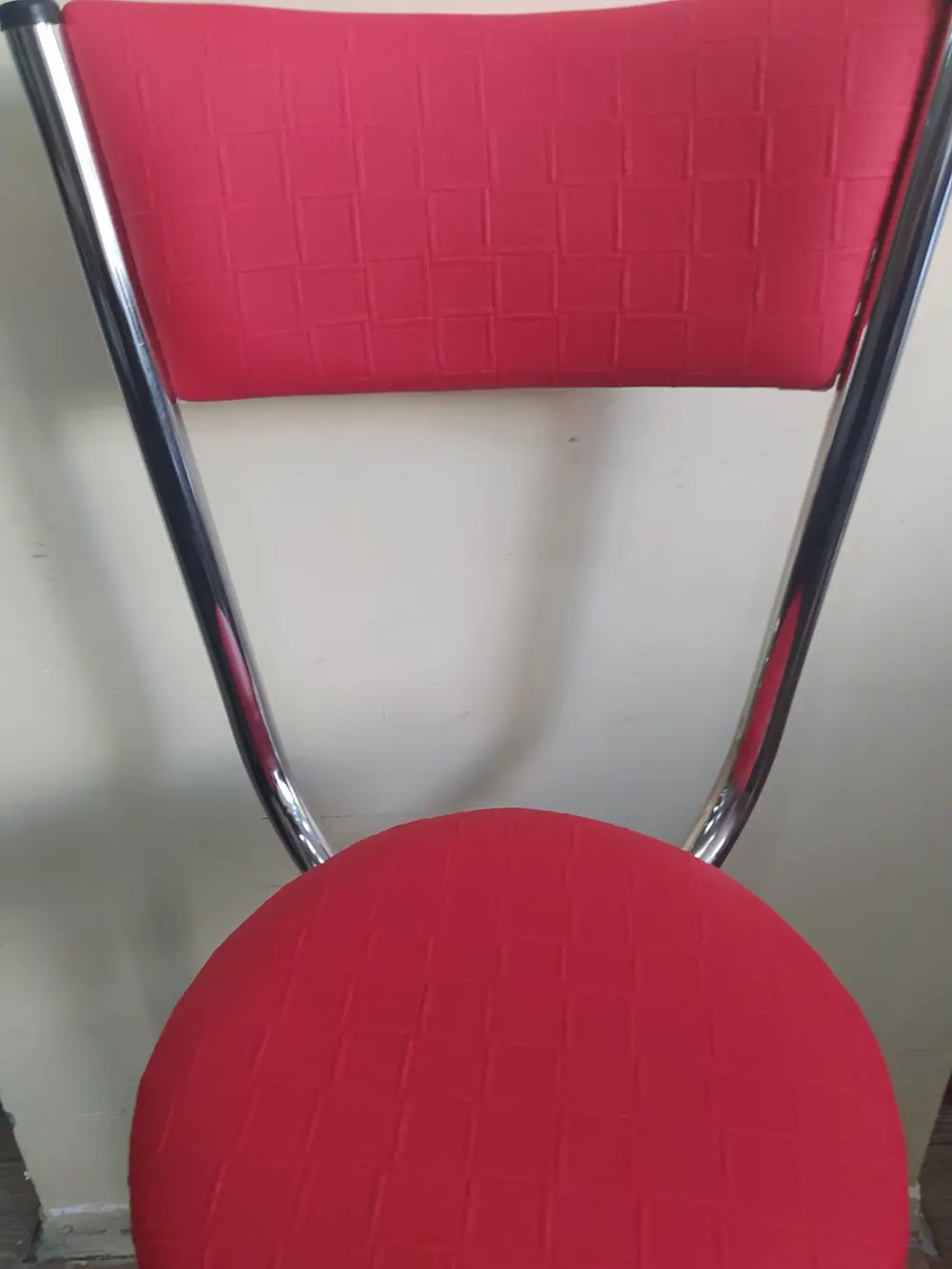 Sandalye ST 14565 BAR Yüksek Pembe FUŞYA 1ad Metal Çelik nikelaj Sandalye ST 14565 BAR Yüksek Pembe FUŞYA 1ad Metal Çelik nikelaj