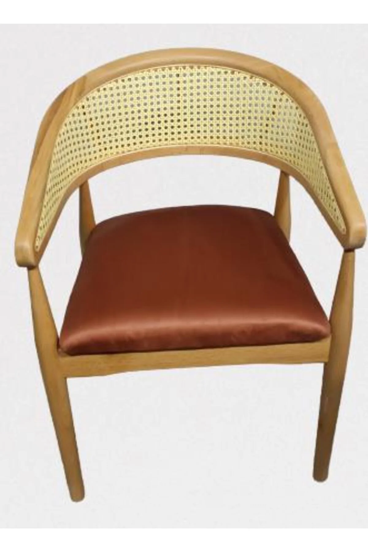 Sandalye Tam Kolçak 90013 Hasır Kayın Nature Ceviz renk ayak Modern Tarz El Yapım Sandalye Tam Kolçak 90013 Hasır Kayın Nature Ceviz renk ayak Modern Tarz El Yapım - Görsel 6