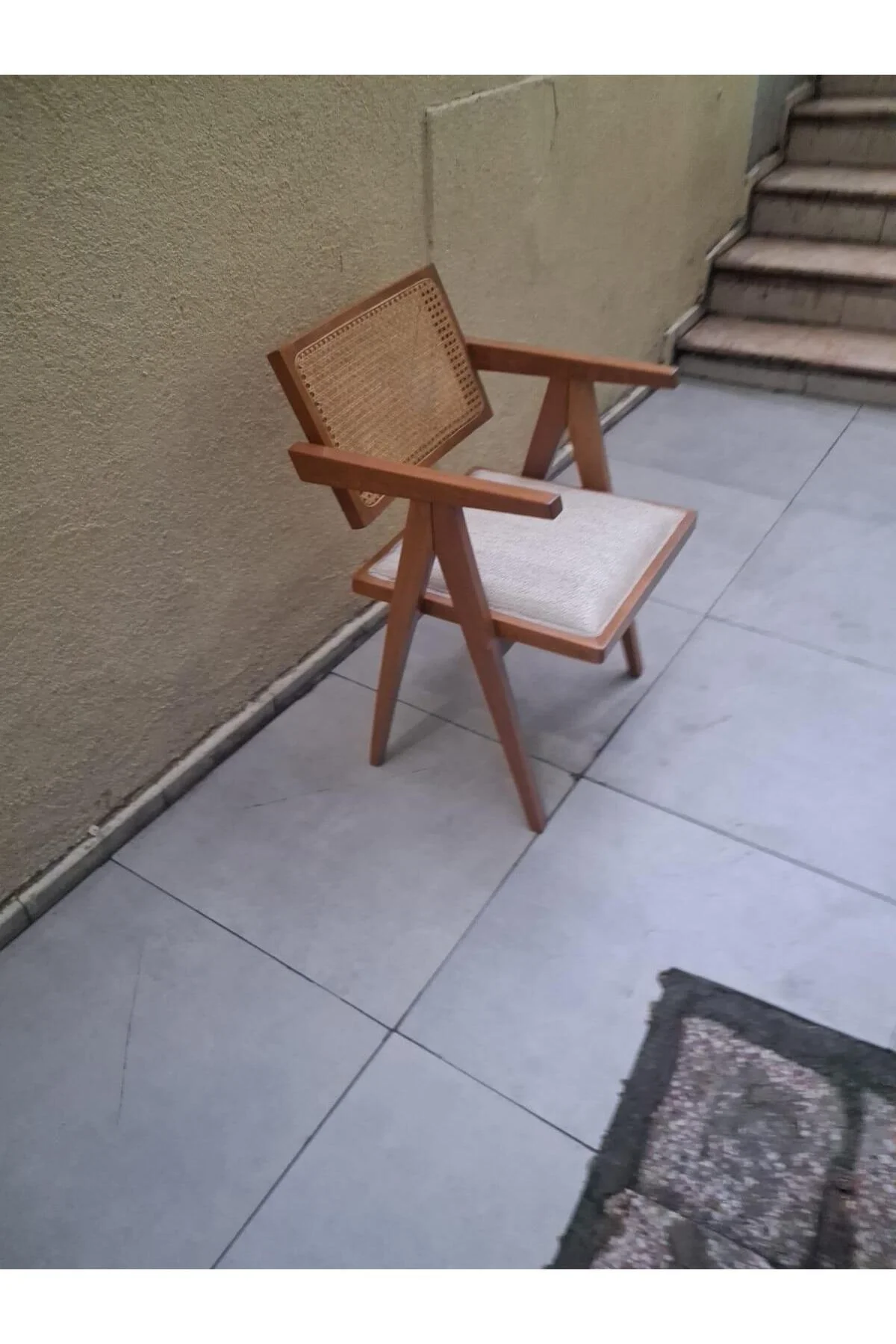 Sandalye V Ayak 90546 zus 122 hazeran model Ahşap Kayın Hasırlı Ceviz Lake Boya Sandalye V Ayak 90546 zus 122 hazeran model Ahşap Kayın Hasırlı Ceviz Lake Boya - Görsel 2