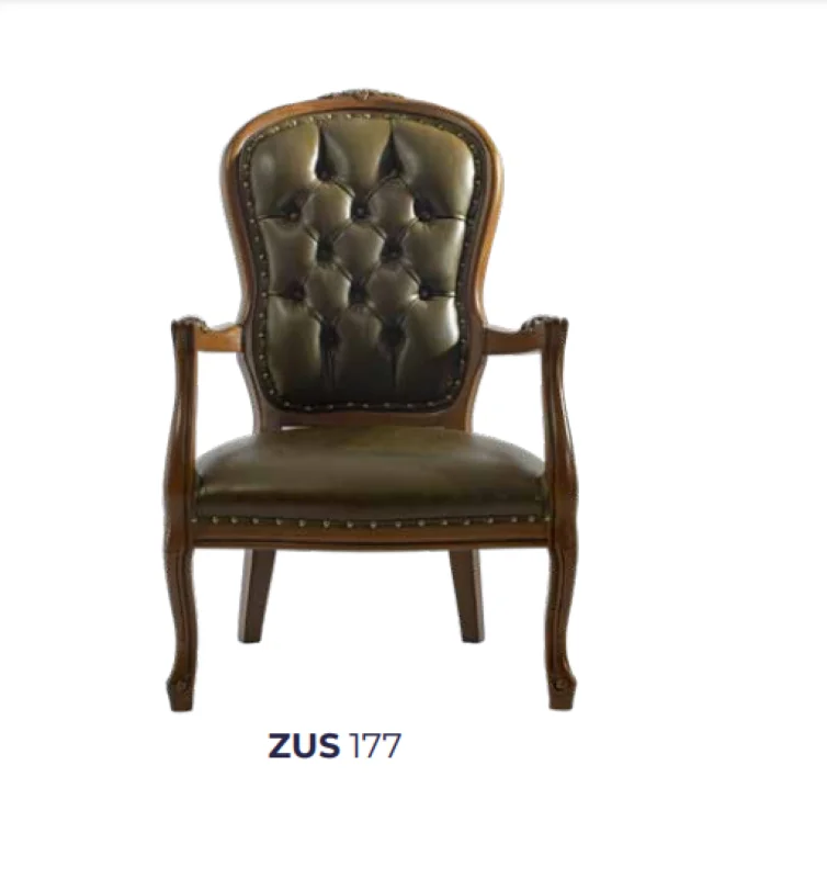 Sandalye Zus2254 198751 ST Kapiton Model Sırtlık Kayın Ayak Ceviz