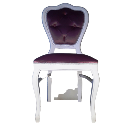 Sandalye13927 Klasik Mobilya Model Kayın Parlak Beyaz babyfac kum