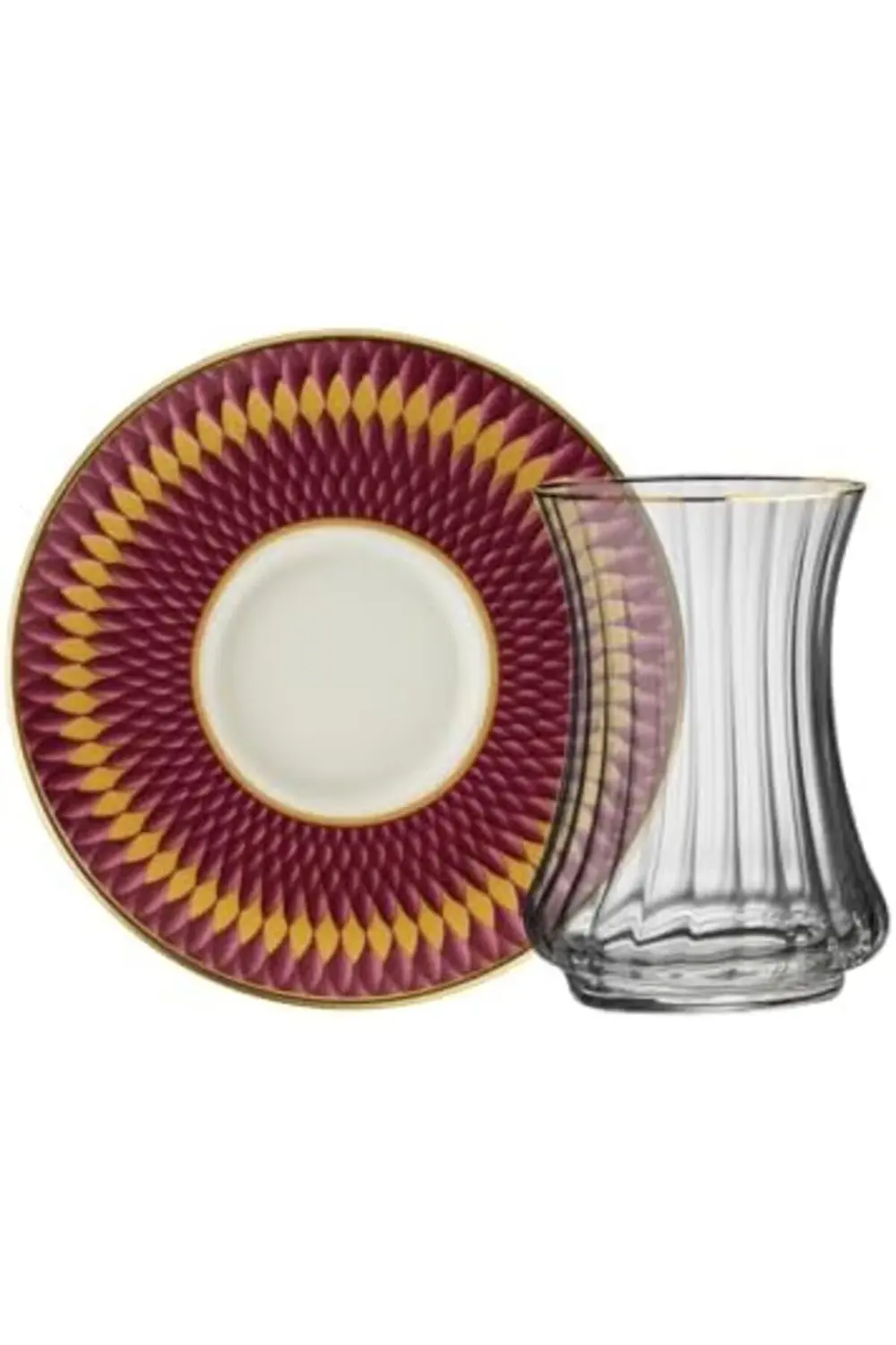 Sandro Moreno 1453 Farfar 12 Parça Altı Kişilik Çay Seti 110 ml 1