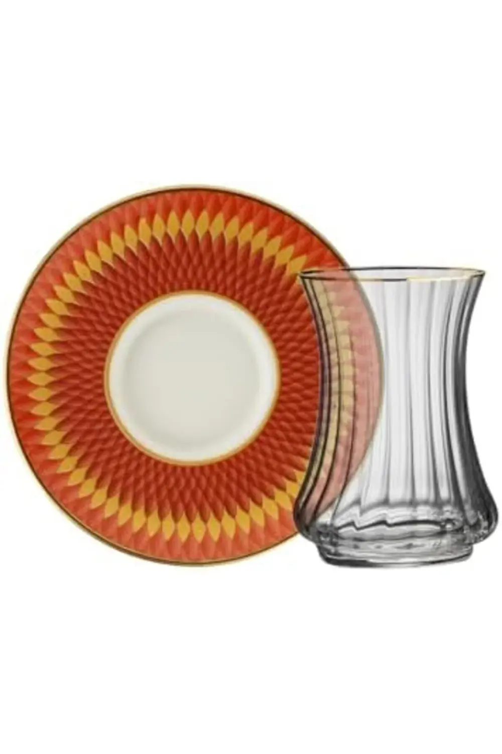 Sandro Moreno 1453 Farfar 12 Parça Altı Kişilik Çay Seti 110 ml 1