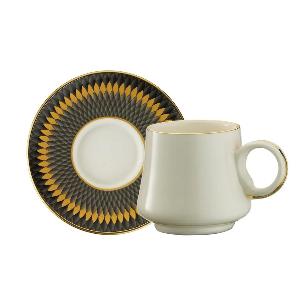 Sandro Moreno 1453 Farfar Double Yüzük Gold 12 Parça 6 Kişilik Ka