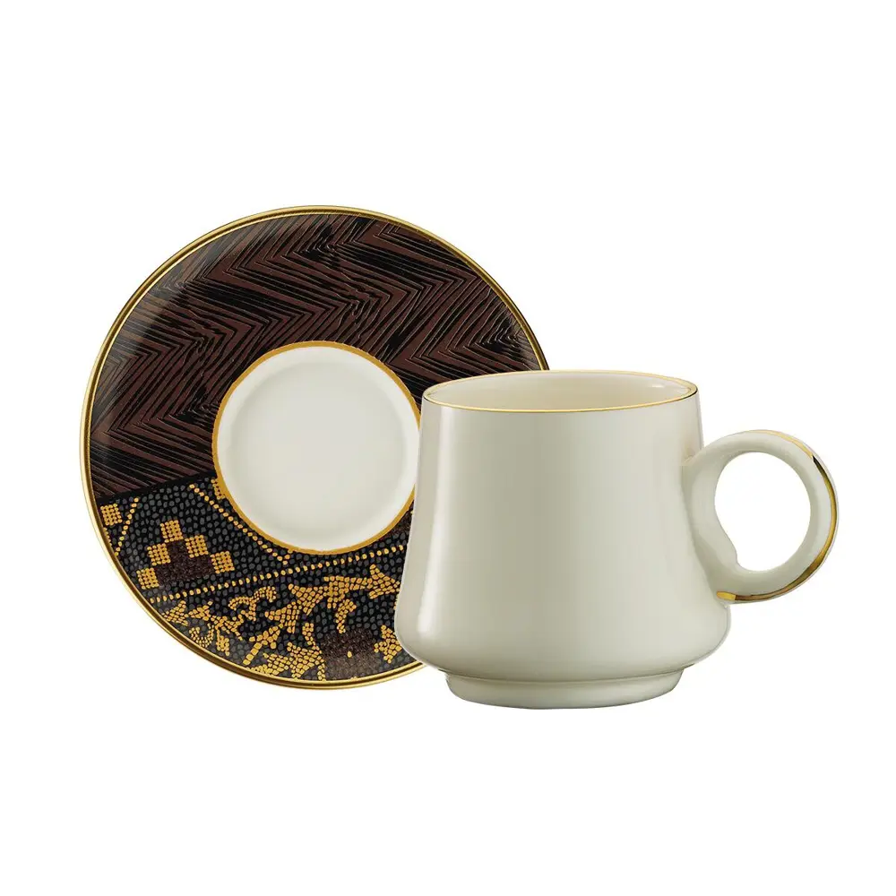 Sandro Moreno 1453 Kariye Double Yüzük Gold 12 Parça 6 Kişilik Ka