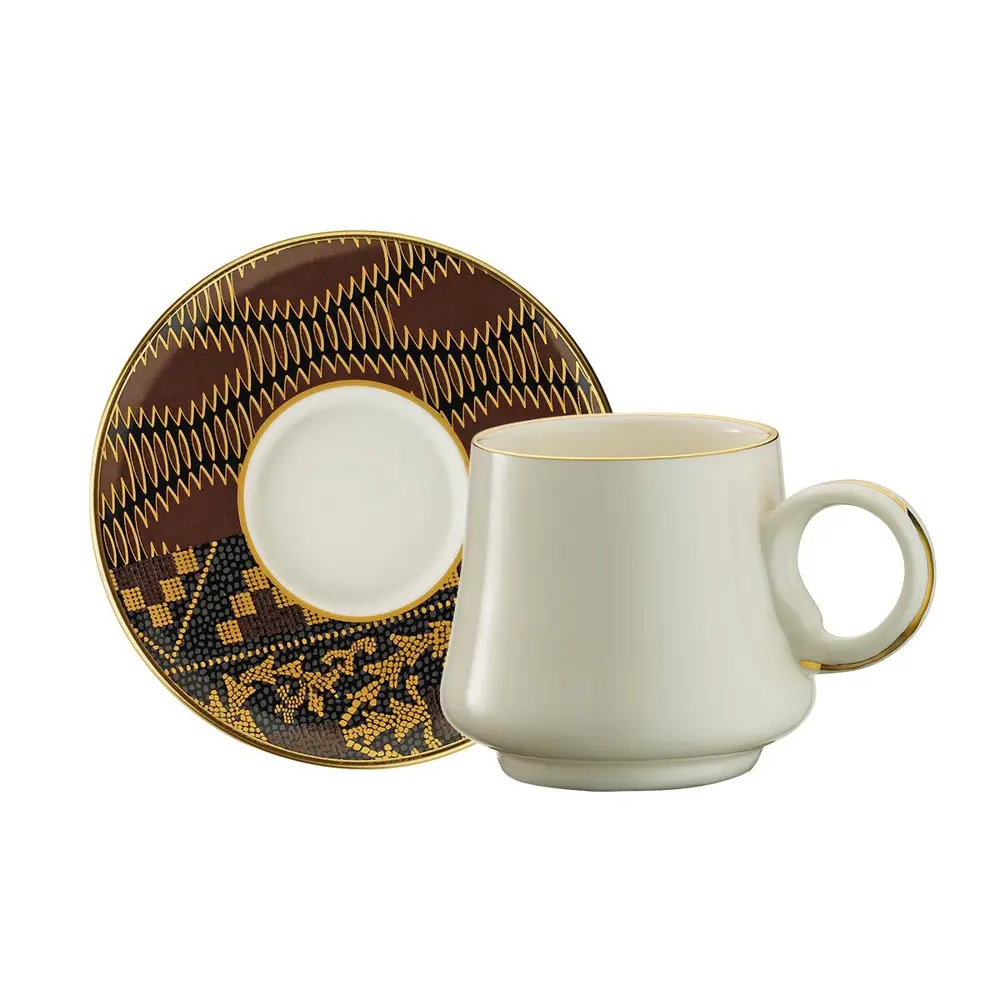 Sandro Moreno 1453 Kariye Double Yüzük Gold 12 Parça 6 Kişilik Ka