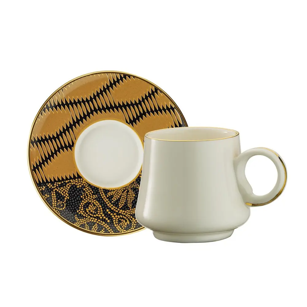 Sandro Moreno 1453 Kariye Double Yüzük Gold 12 Parça 6 Kişilik Ka