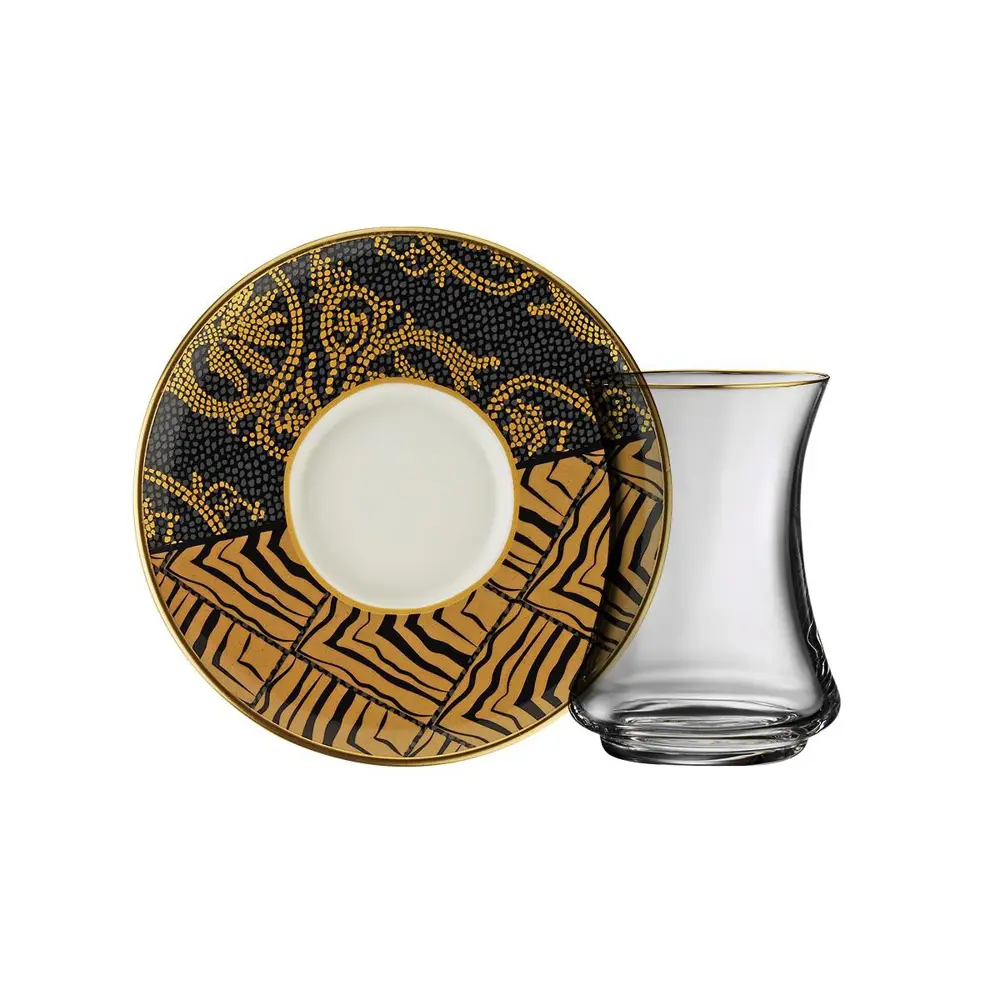 Sandro Moreno 1453 Kariye Gold 12 Parça 6 Kişilik Çay Seti 110 Ml Sandro Moreno 1453 Kariye Gold 12 Parça 6 Kişilik Çay Seti 110 Ml
