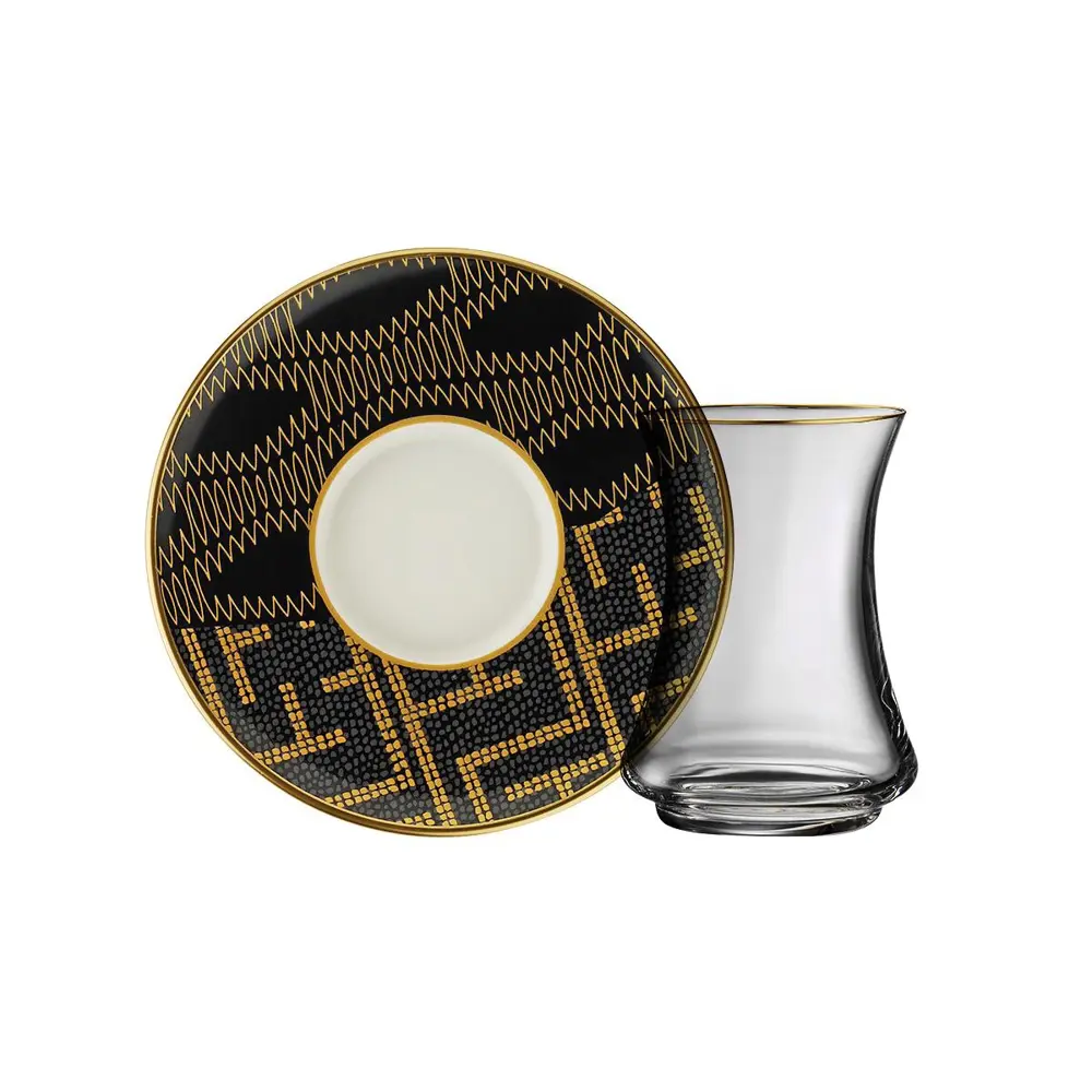Sandro Moreno 1453 Kariye Gold 12 Parça 6 Kişilik Çay Seti 110 Ml Sandro Moreno 1453 Kariye Gold 12 Parça 6 Kişilik Çay Seti 110 Ml