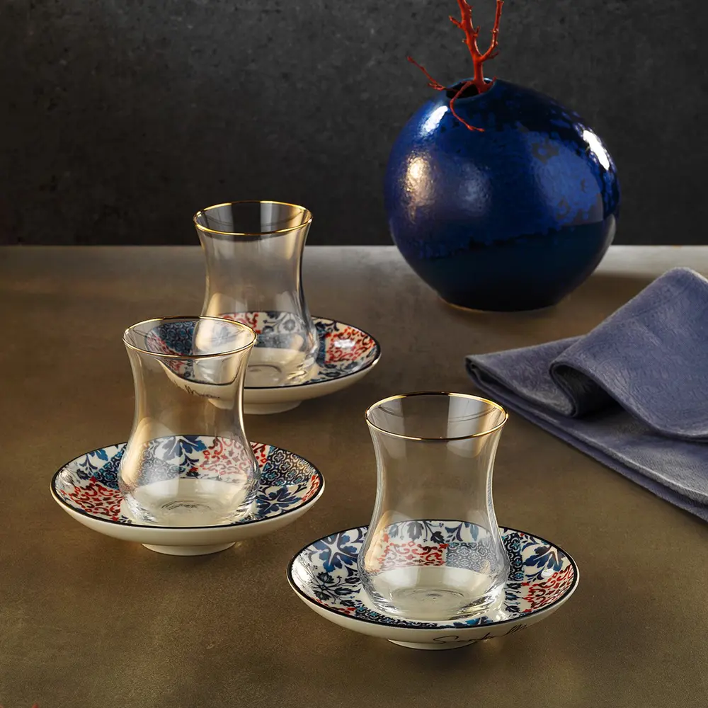 Sandro Moreno 1898 Lizbon 12 Parça 6 Kişilik Çay Seti 150 Ml Ar21 Sandro Moreno 1898 Lizbon 12 Parça 6 Kişilik Çay Seti 150 Ml Ar21