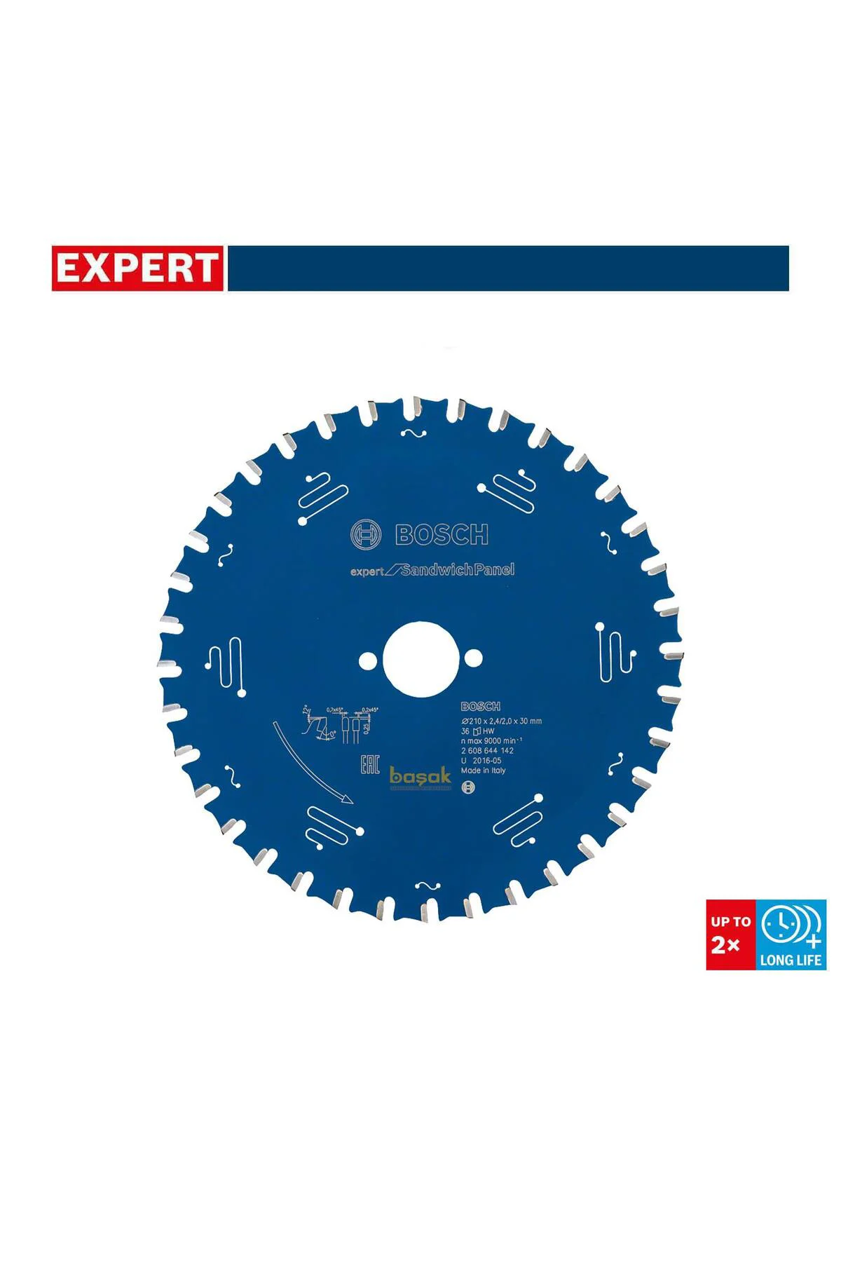 Sandviç Panel 270*30 mm 60 Diş Expert Daire Testere Bıçağı 260864