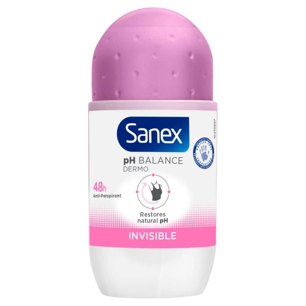 Sanex Roll On Invisible 50ml Sanex Roll On Invisible 50ml