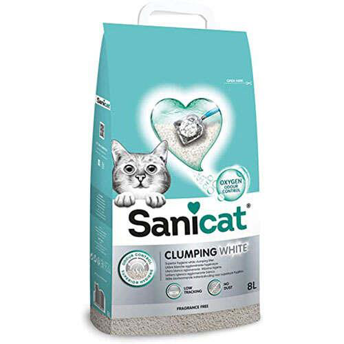 Sanicat Clumping White Kedi Kumu 8 Lt Sanicat Clumping White Kedi Kumu 8 Lt