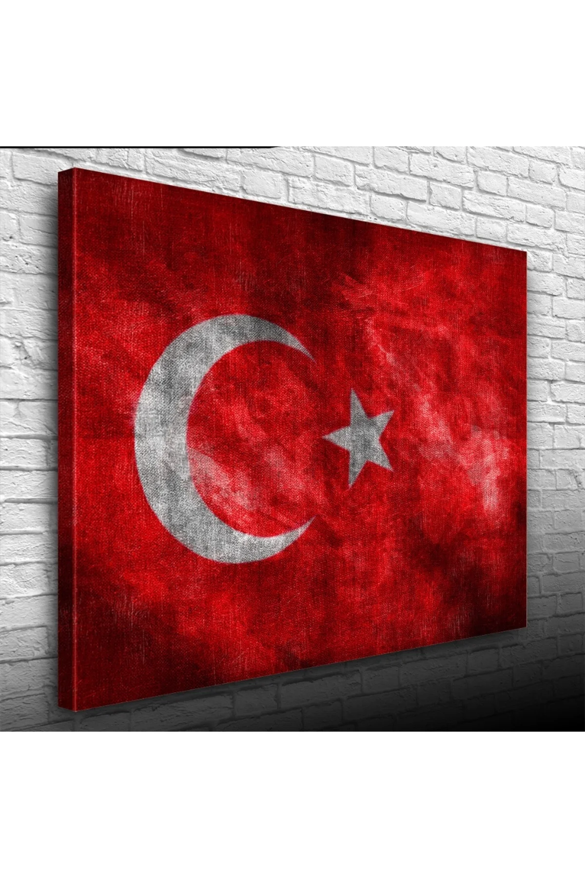 Şanlı Türk Bayrağımız Kanvas Tablo 50 x 70
