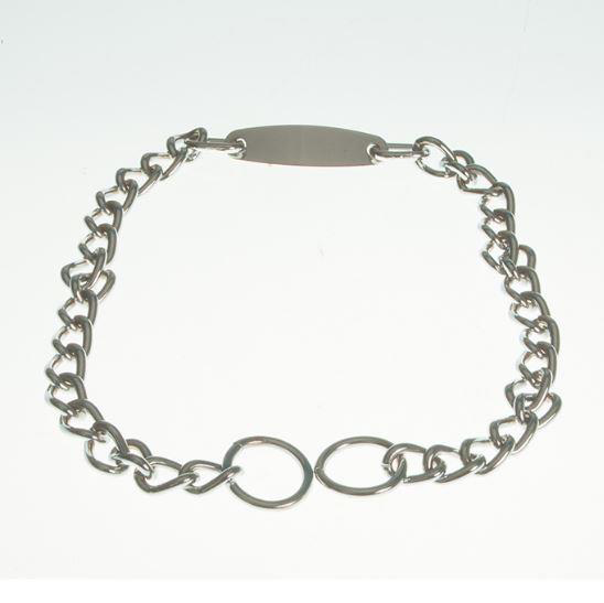 Sanlian Köpekler İçin İsimlikli Zincir Tasma 4,0 mm X 65 cm