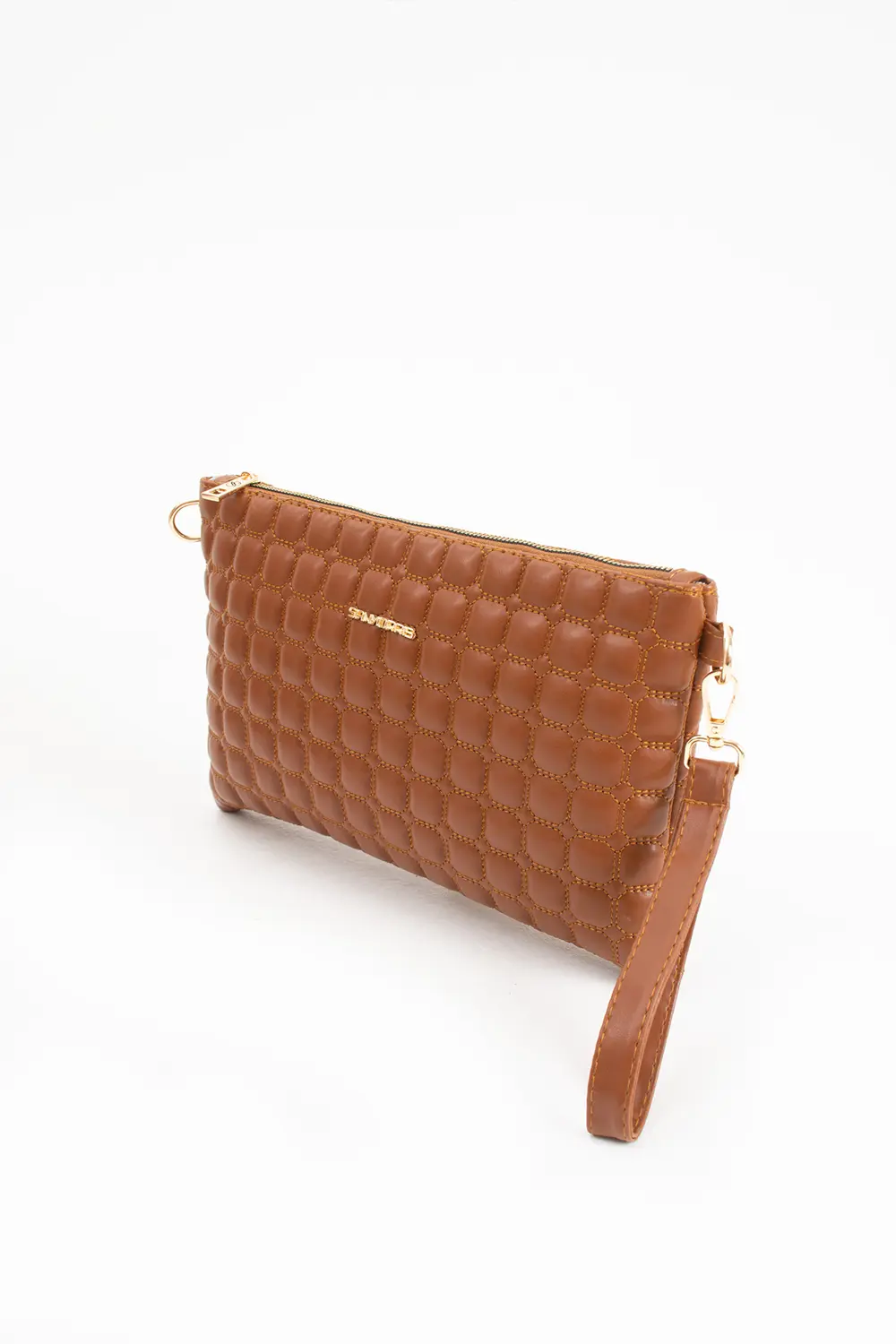 Sanmorris Kadın Suni Deri Taba Renkli Ayarlanabilir Çapraz Ve El 