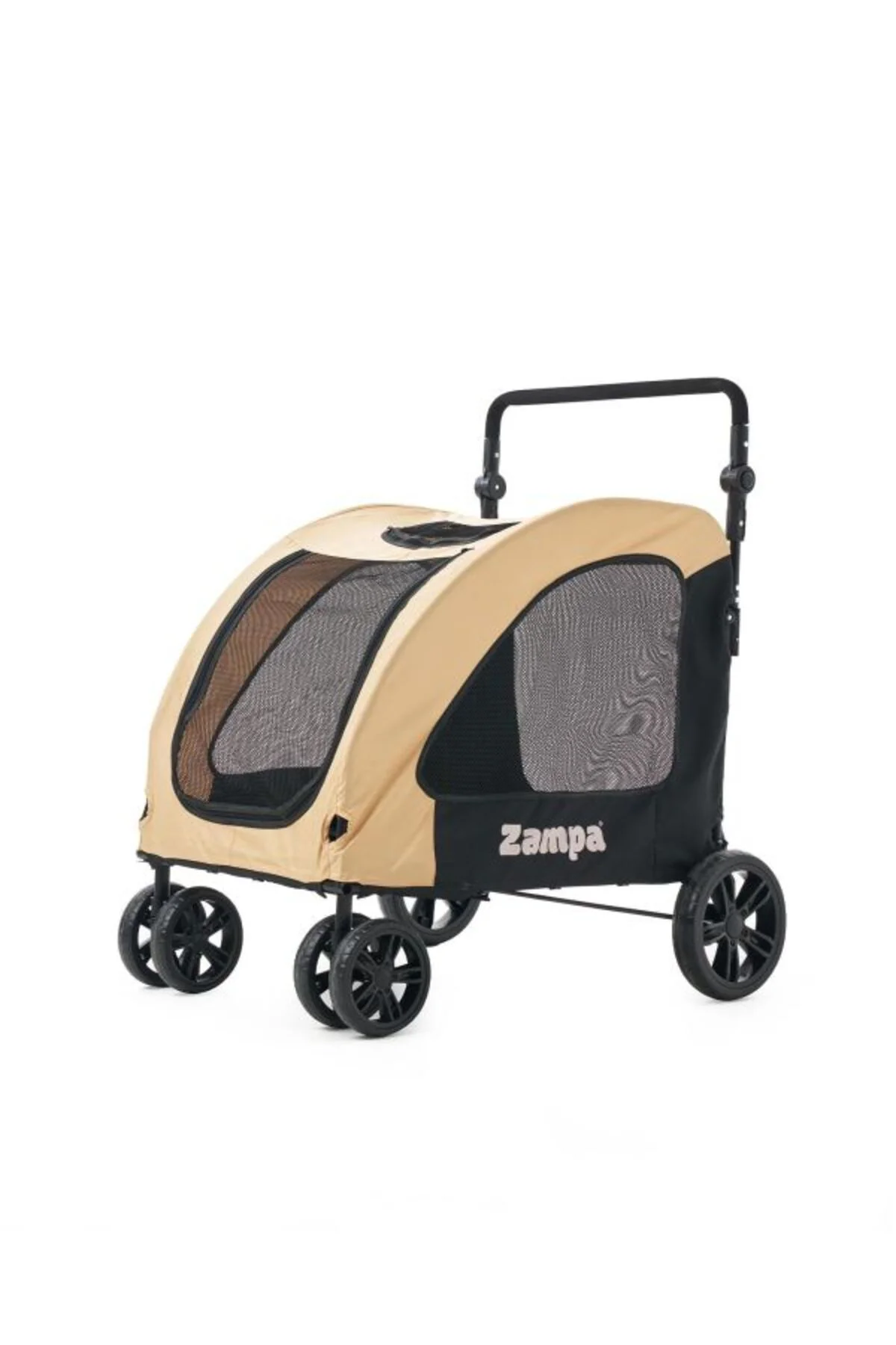 Sano Kedi & Köpek Arabası Haki - 20 kg Kapasiteli Sportif ve Şık Tasarım