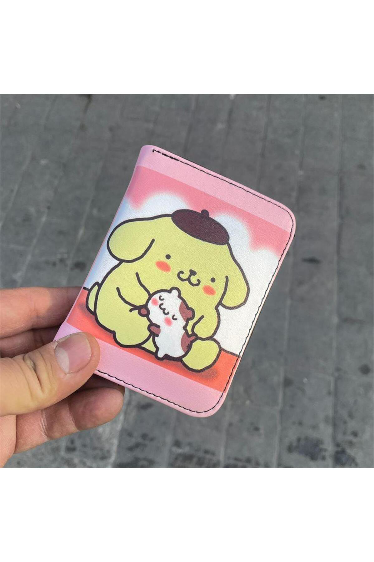 Sanrio Dog Pompompurin Kısa Cüzdan