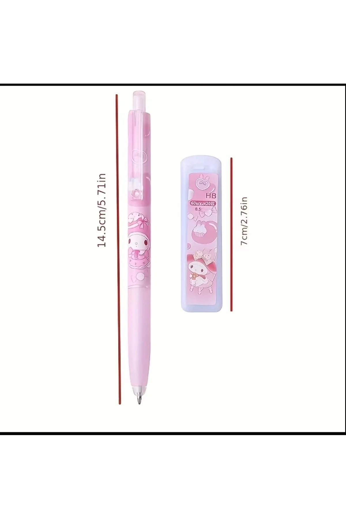 Sanrio Karakter Baskılı Basmalı Uçlu Kalem Seti – 0.5 mm Kawaii Kırtasiye Okul Setleri 1 adet Sanrio Karakter Baskılı Basmalı Uçlu Kalem Seti – 0.5 mm Kawaii Kırtasiye Okul Setleri 1 adet