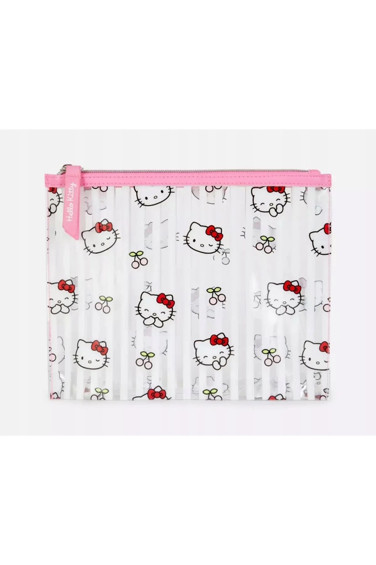 Sanrio Kawai Hello Kitty Şeffaf Makyaj Çantası Pouch