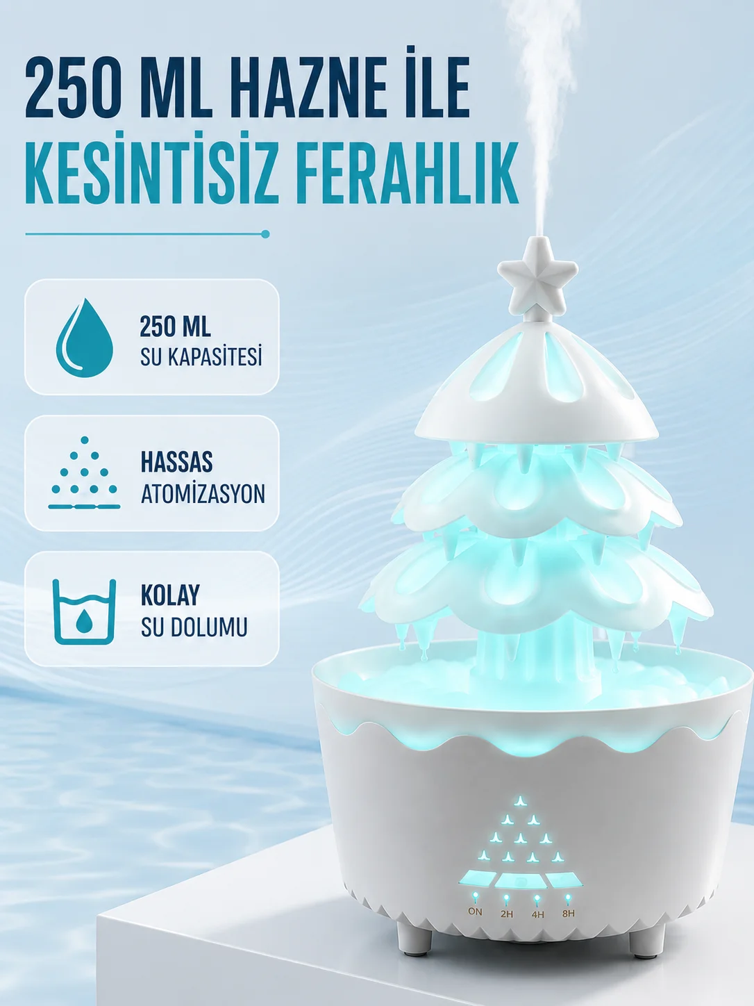 Şans Ağacı LED Işıklı Ultrasonik Buhar Makinesi Esansiyel Yağ Aroma Yayıcı Şans Ağacı LED Işıklı Ultrasonik Buhar Makinesi Esansiyel Yağ Aroma Yayıcı