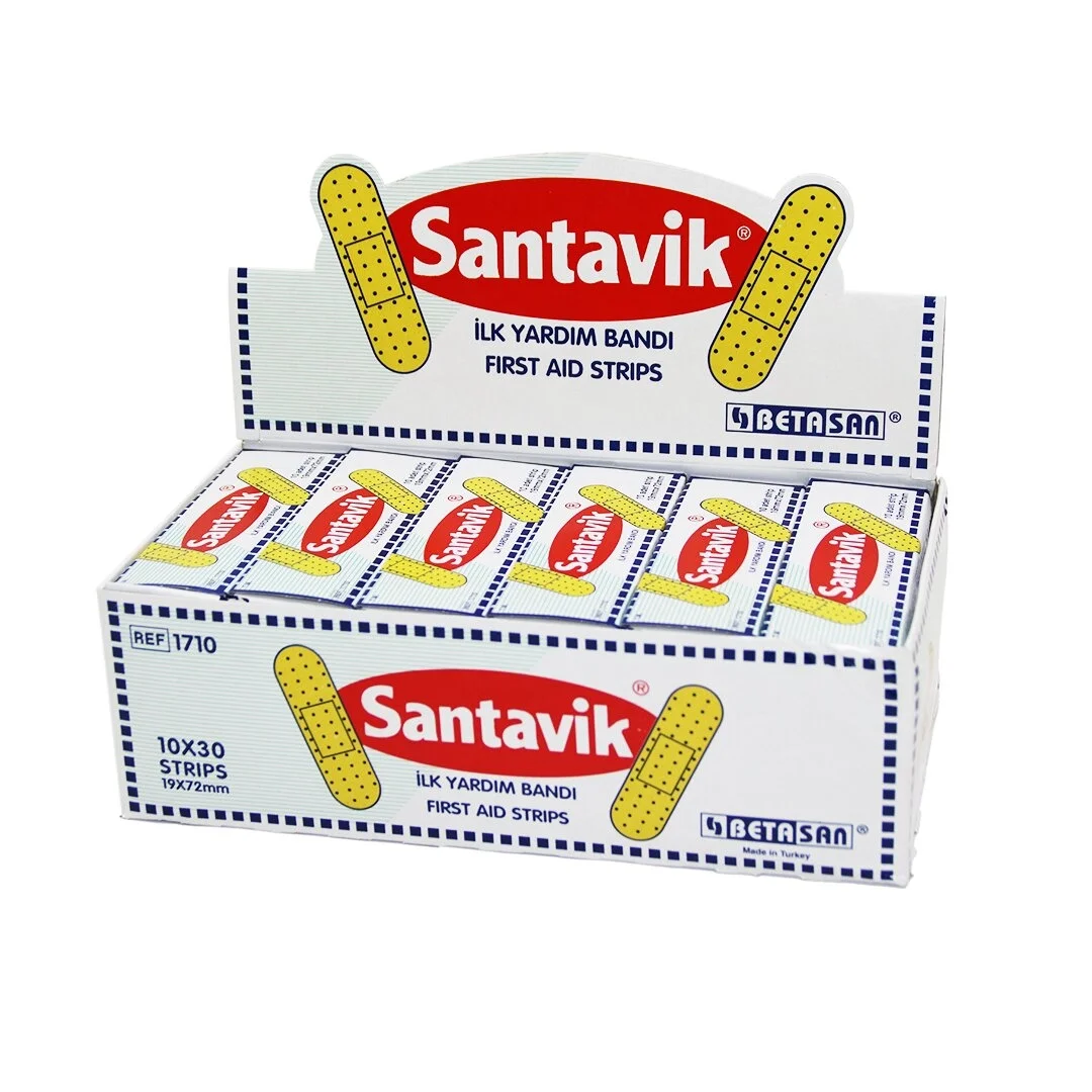 Santavik 10 X 30 Yara Bantı = 1 Kutu İçinde 300 Adet Yara Bandı Vardır Bx40 Fiyatı, Yorumları ve Özellikleri
