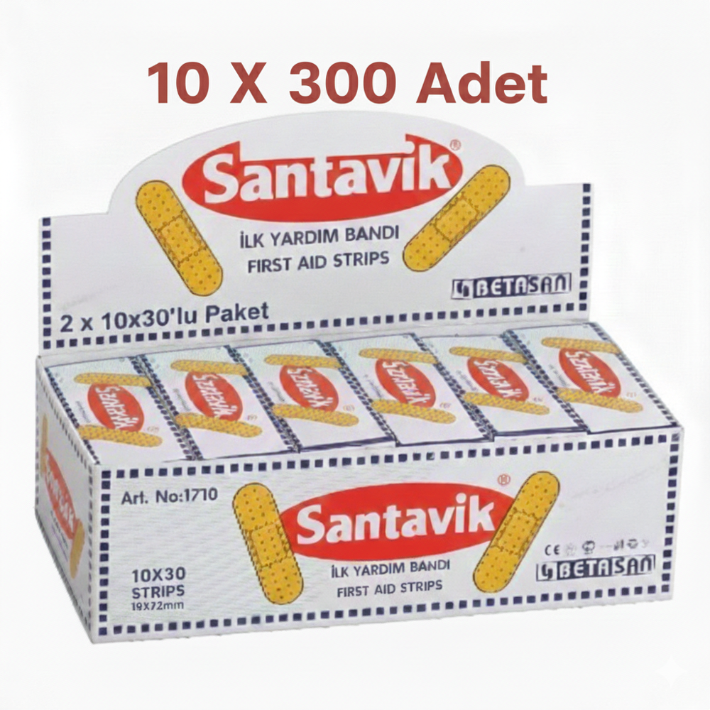 Santavik Yara Bandı | 10x300 Toptan Paket