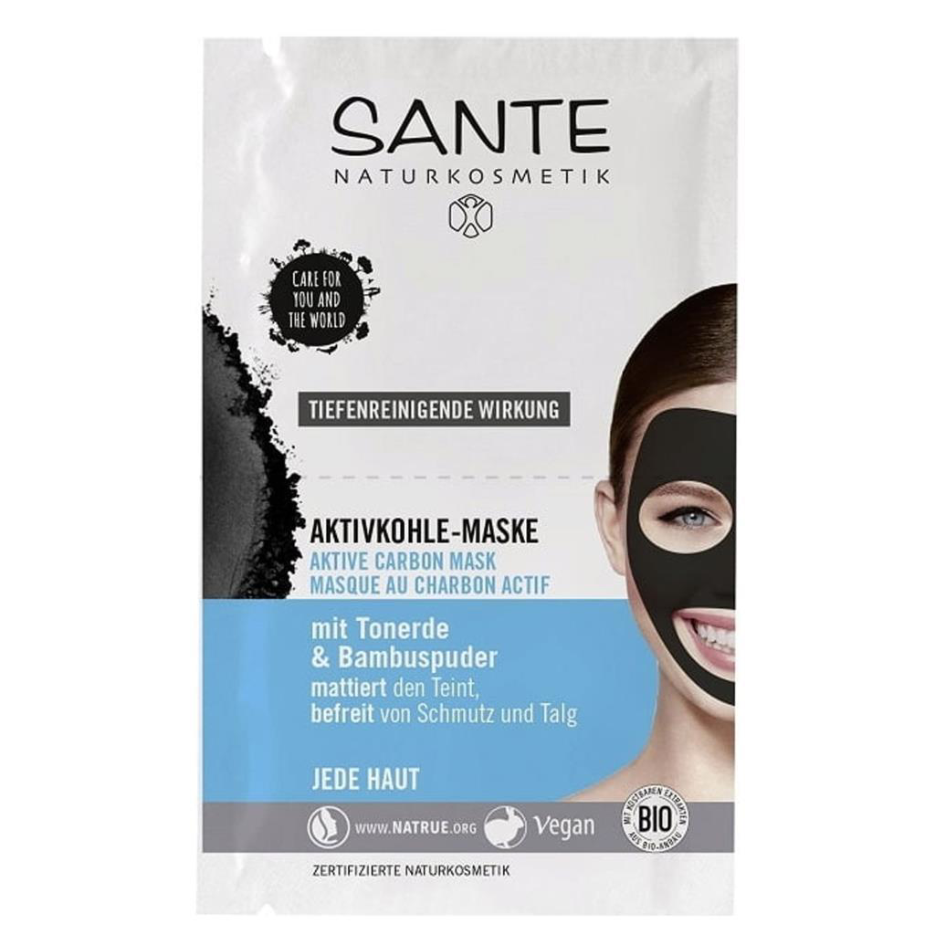 Sante  Aktif Karbon Kömür Maske 2X4ml