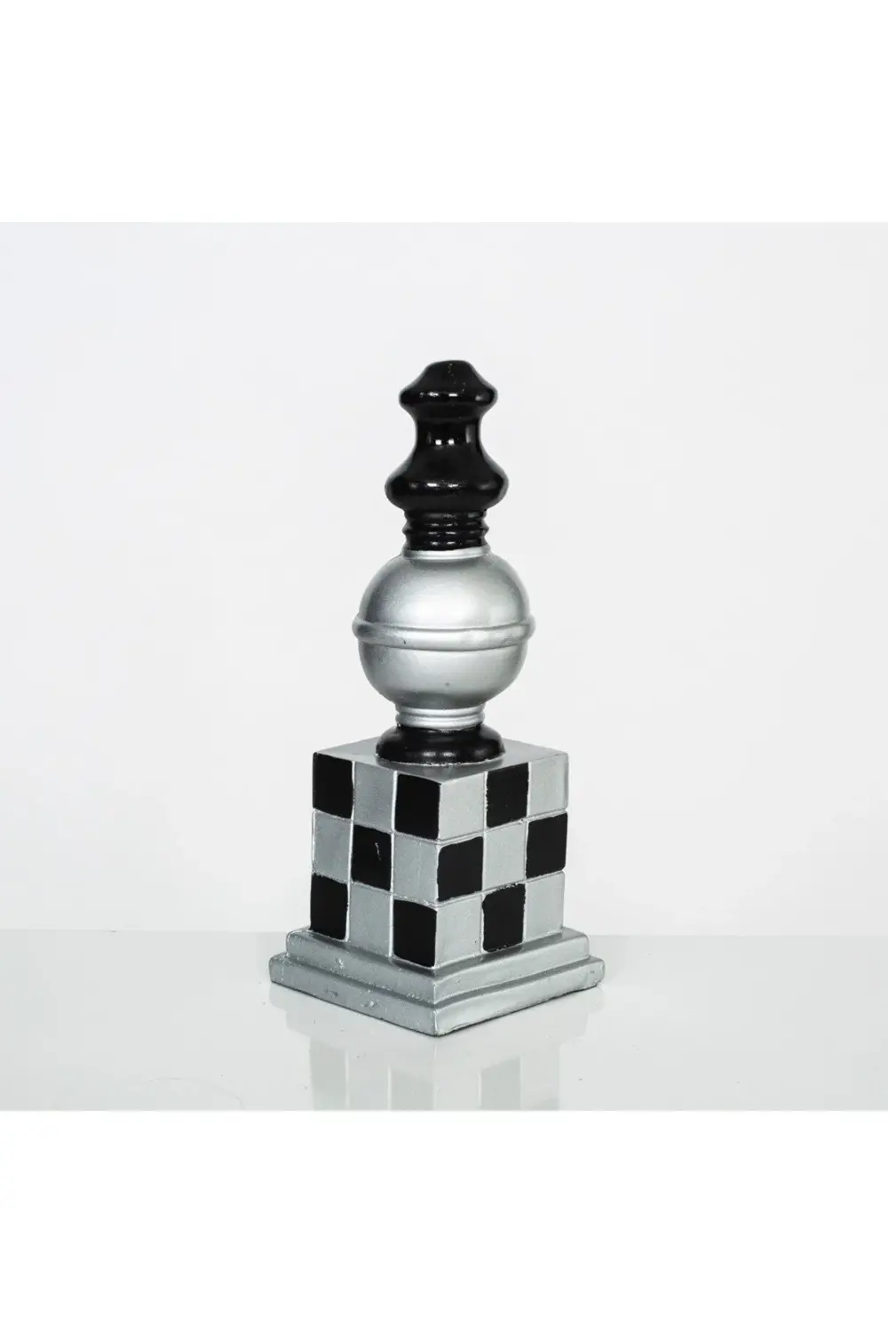 Santraç Taşı Piyon Gümüş 31 cm