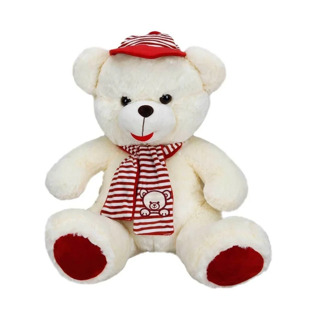 Şapkalı Atkılı Peluş Ayı 50 cm Fiyatı, Yorumları ve Özellikleri