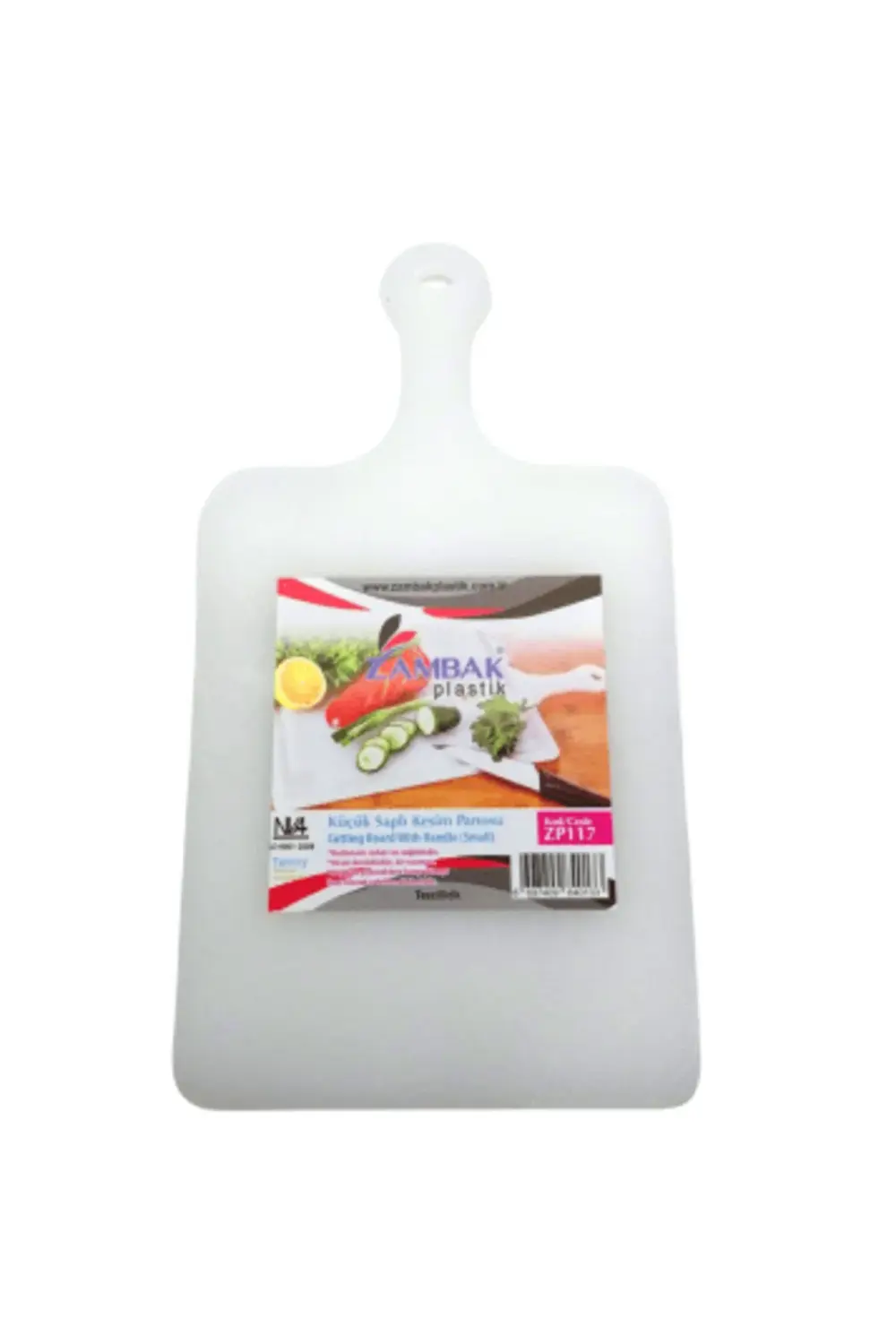 Sapli Küçük Plastik Kesim Panosu (4767)