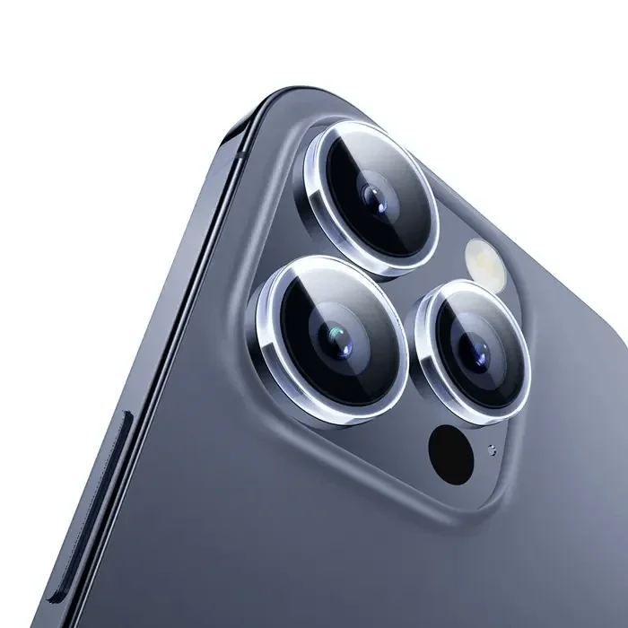 Sapphire Kamera Lens Koruyucu iPhone 15 Pro/Pro Max – Çizilmeye karşı HD cam kalkan